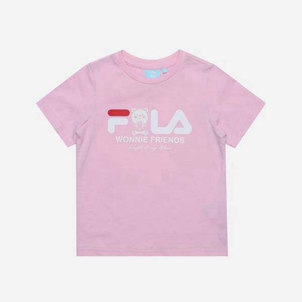 Camisetas Manga Corta Fila Niñas Rosas - Campaign S/S - España 503891TLD